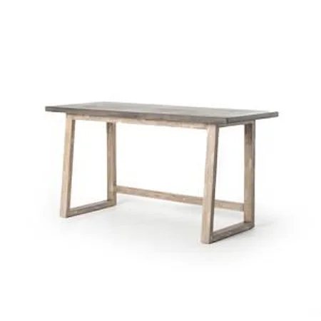 CROCKETT DESK-WHITE WASH